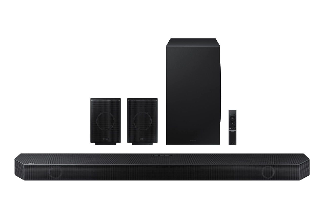 Samsung Q930C Soundbar Speaker (2023) - 17 Speaker Home Sound System With Adaptive Sound, Wireless Dolby Atmos And Wireless Subwoofer, Alexa Built In, Smart Surround Sound, Bluetooth, WiFi & Airplay