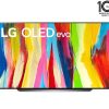 LG OLED evo TV 83 Inch C2 Series, Cinema Screen Design 4K Cinema HDR webOS22 with ThinQ AI Pixel Dimming OLED83C26LA